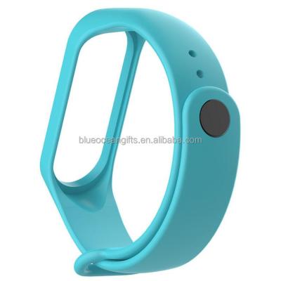 China For Miband 3/4 Custom For MI Band 4 Strap Sport Wristband Silicone Smart Strap For Miband 3 Universal For Miband Strap for sale