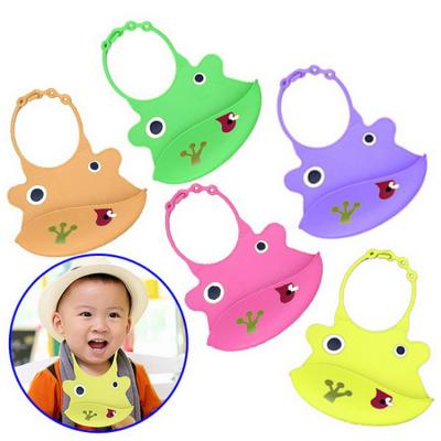 China BPA Free Custom Wholesale Soft Silicone Baby Clean Waterproof Bibs for sale