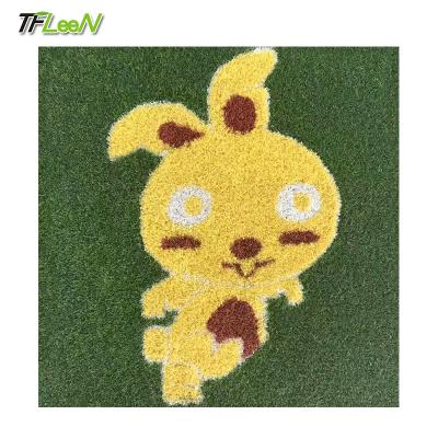 China Kids Playground Protection Outdoor Mats Artificial Grass Carpet For Kids Play Mat Artificial Turf Pokok Hiasan for sale