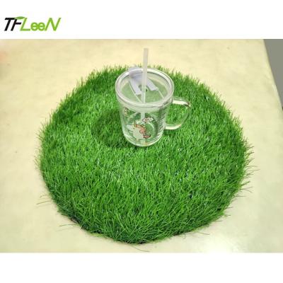 China Water proof around artificial turf synthetic grass dusting mat used in decorations indoor construction sites for sale