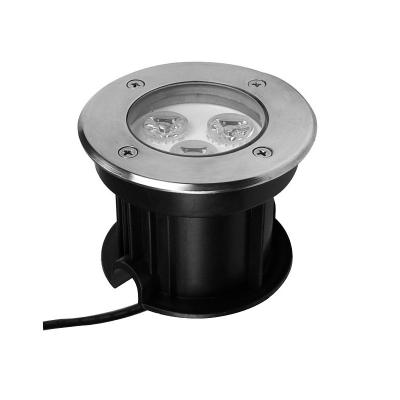 China Theme Park Factory Price IP67 Outdoor RGB Waterproof Garden Recessed Light Inground Yard Lamp Led Underground Light 1W 3W for sale