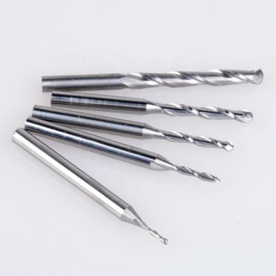 China Domestic D6mm Milling Machining CNC HOZLY Tapered Ball Nose End Mill Tungsten Solid Carbide Coated Tapered Taper CNC Milling Cutter for sale