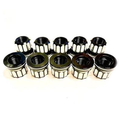 China GM & Mopar Cars 7075 Aluminum Lug Nuts With Short Shank Fits (.460 Long x .687 O.D.) Weld Packing for sale