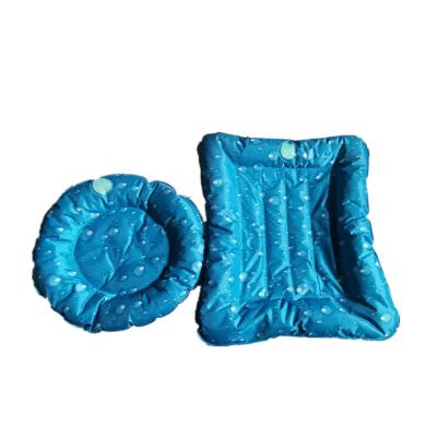 China Dog Cooling Self Cooling Mat Pad Waterproof Summer Ice Gel Cooling Bed For Pets Accessories Item PCs Style Blue Nylon Solid for sale