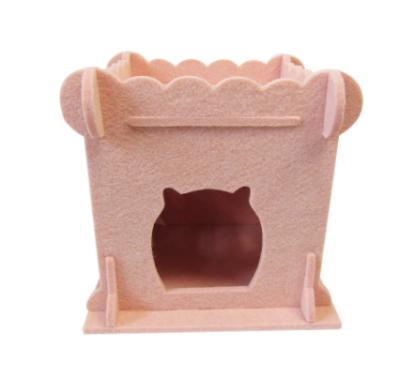 China Pet Felt Eco - Friendly Waterproof Cat Dog House For Outdoor Indoor Use for sale