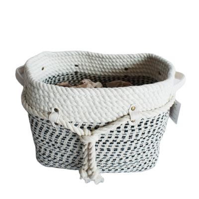 China CLASSIC Cotton Rope Basket / Storage Basket /Newbown Shower Gift Basket for sale