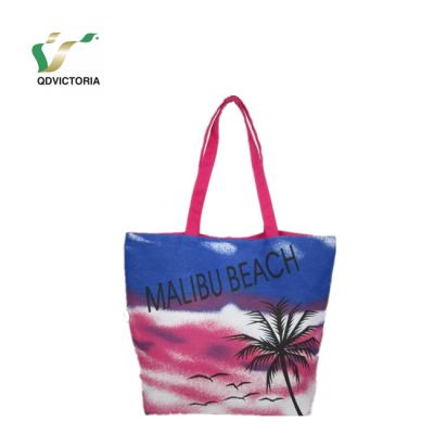 China TOGGLE BAG Canvas Printed Handbags Beach Bag Shoulder Bag for sale