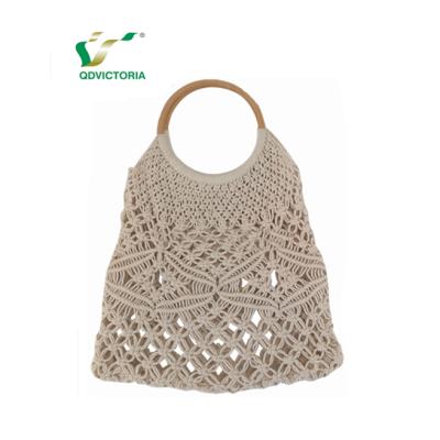 China ENGLAND STYLE Designer Cotton Large Crochet Clutch Bags For Women for sale