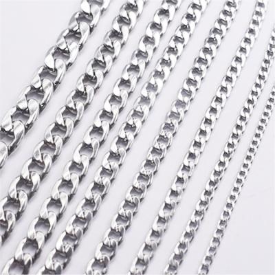 China Environmental Friendly Wholesale Stainless Steel Jewelry Chain Stainless Steel Chain For Finding Bracelets And Necklaces for sale