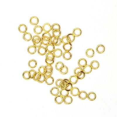 China FASHIONABLE 1000pcs/bag 3mm 4mm Alloy Simple Open Loops Pop Rings Split Ring Multicolor Metal DIY Jewelry Making Findings Deliveries for sale