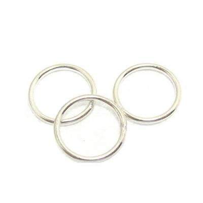 China Environmental Friendly 925 Sterling Silver Jump Rings Connector Diy Jewelry Findings Making Supplies Accessories Closed Jump Rings Jewelry Components for sale