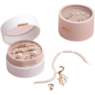 China Eco-friendly Fashion Jewelry Storage Box Bracelet Necklace Bracelet Necklace Macaroon Portable Organizer Macaroon for sale