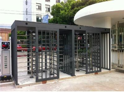 China Hight Quality Double lane full height turnstile security revolving gate for school for sale