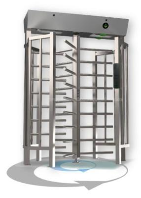 China Full Height Turnstile Security Semi-Automatic / Manual Full Height Turnstile for Entertainment for sale