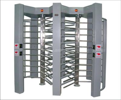 China Customized RFID access control Single / dual full height turnstile / Pedestrian turnstile gate for sale