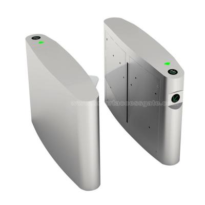 China Retractable Bi-directional passage control flap gate barrier turnstile for access control system supports IC / ID card for sale