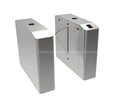 China Made in China RFID Access control Flap turnstile Safety gate support IC / ID Card / Barcode for sale