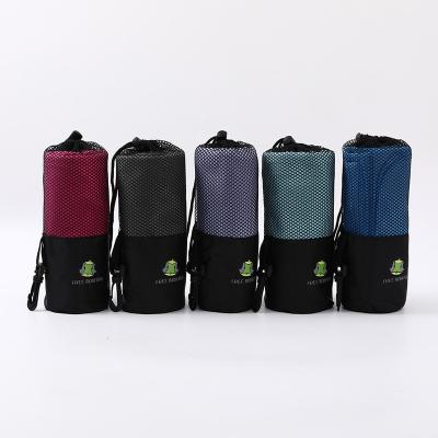 China Viable Border Quick-Drying Bamboo Charcoal Yoga Towel Storage Soft Water-absorbing Soft Beach Towel Quick-Drying Bamboo Charcoal Towel for sale