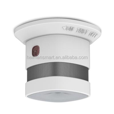 China New Fashion Mini Remote Control Domotics Smart Home IOT Sensor Smoke Detector for sale