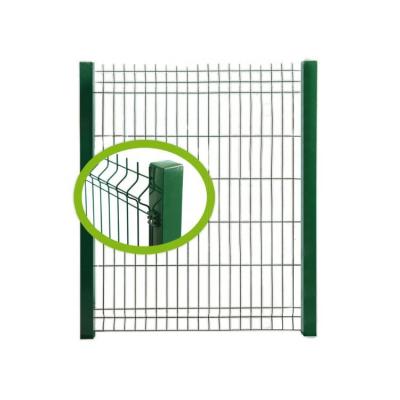 China Hot Dipped Galvanized Green Fence Easily Assembled Supplier Garden Fence Triangle Bending Fancy 3d Iron Net Fence for sale