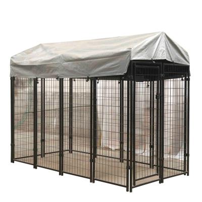 China New Large Dog Cage Tarp Cover Outdoor Animal Cage Dog Kennel 6