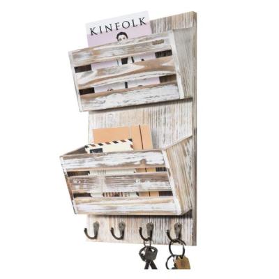 China China main hookBooks and letters are stored on wallWooden wall hanging storage for sale