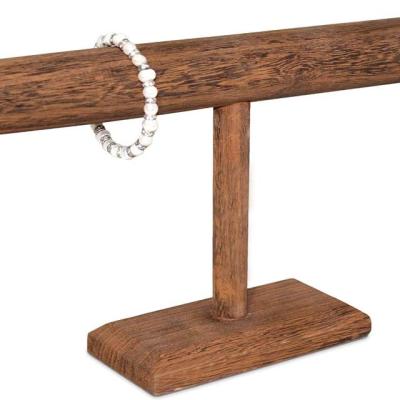 China Wooden Chinese Style Antique Color Bracelet Jewelry Display Stand Hair Circle Holder for sale