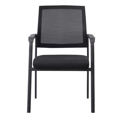 China Other Good Quality Customized Commercial Office Black Backrest Simple And Comfortable Chair for sale