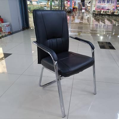 China Other Soft Back Luxury High Swivel Caster Leather Office Chair For Home Office for sale