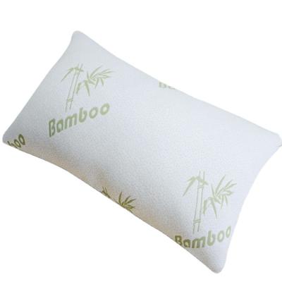 China Memory Foam Folded Shredded Bed Pillows For Sleep Sleep Bamboo Cooling Pillow For Back And Side Sleeper Queen Size for sale