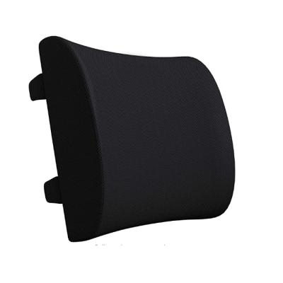 China Memory Relieve Lumbar Support Orthopedic Pillow For Office Chair Memory Foam Back Cushion for sale