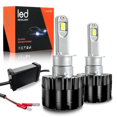 China automotive parts car LED headlight A10 H1 38W led car light 3500LM 6000K led car headlights A10H1 for sale