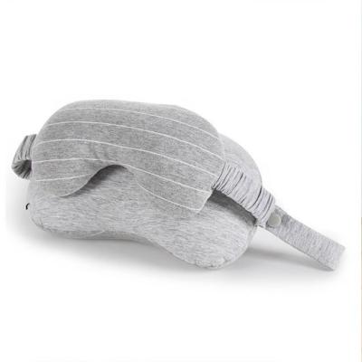 China 2020 Wholesale Memory Travel Pillow Neck Pillow Memory Foam Pillow With Eye Mask Sleep for sale