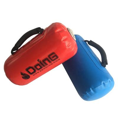 China Inflatable Red Fitness Water Air Power Forming PVC Aqua Power Bag Waterproof for sale