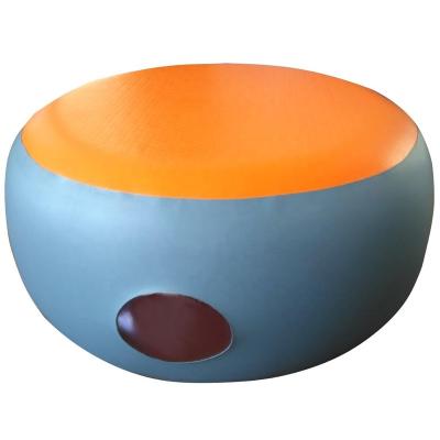 China Round Airspot Inflatable Circle Gymnastics Waterproof And Fire Resistance Rolling Mat Mattress For Gym for sale