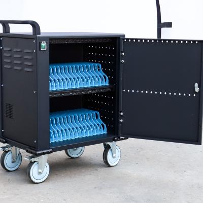 China School SPCC cold rolled steel (with circuit arc edge) 16/20/32/40/48/60/64/80 USB and TYPE-C charging cart for sale