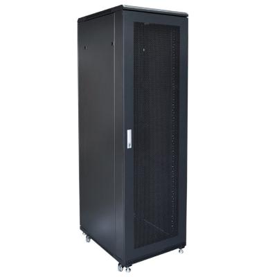 China Customizable Indoor Data Center Server Rack Lock 19Inch 33U/42U/45U/47U Network Server Cabinet for sale