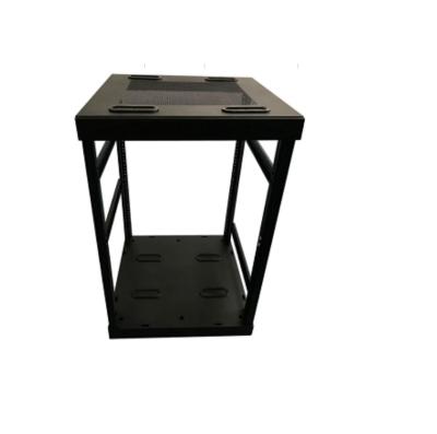 China Indoor Server Rack 15u 18u 22u 24u 32u 42u 19 Server Cabinet Black Steel Status Color for sale