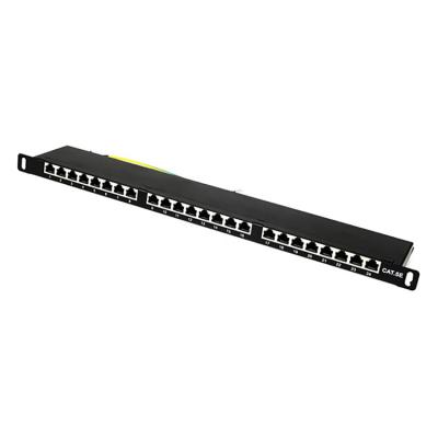 China Cheap Hot Selling Good Quality Cat 6 METAL 24 Port Patch Panels for sale