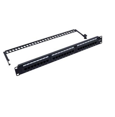 China Various New Design Factory Manufacture METAL 24 Modular Port Fiber Optic Patch Panel Racks for sale