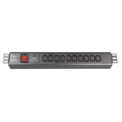 China Strip Type Outlets Rack Mount Power Distribution PDU FD-IEC (C13) N1510WKPDY20.B19A for sale