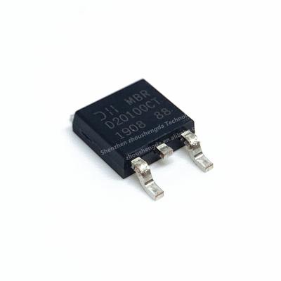 China MBRD20100CT SMD TO-252 Schottky Diode 20A 100V Standard Original Imported MOS Tube for sale