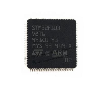 China New original ARM STM32F103V8T6 LQFP100 integrated circuit 32F103 microcontroller MCU standard 32-bit chip for sale