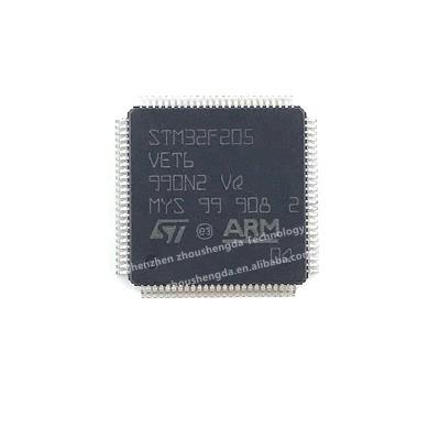 China STM32F205VET6 LQFP100 Microcontroller MCU Chip STM32F205 Standard 32 Bit Integrated Circuit New for sale