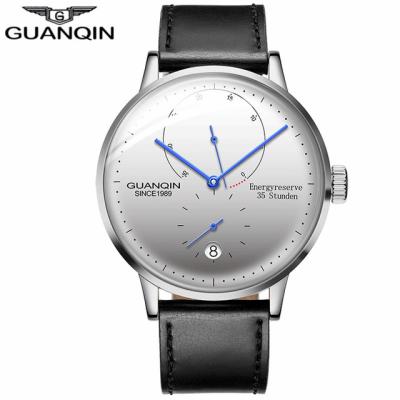 China 2021 GUANQIN GJ16106 automatic date automatic mechanical men's watch automatic date leather luxury watches for sale for sale