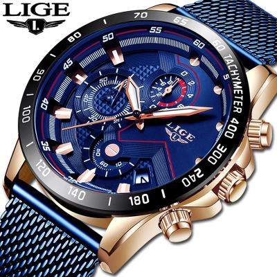 China Hot Sales Automatic Date Wrist Watch Stainless Steel Mens Womens Custom Quartz Watches for sale