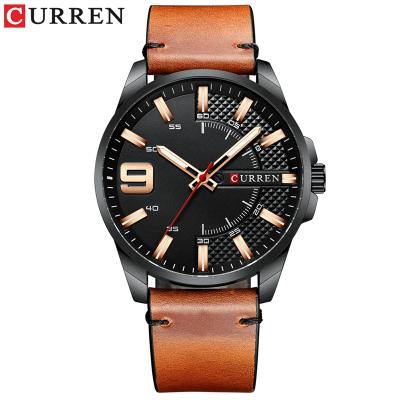 China 2021 Date 2021 CURREN 8371 Japan luxury automatic design wrist quartz curren men's luxury private label to watch for sale