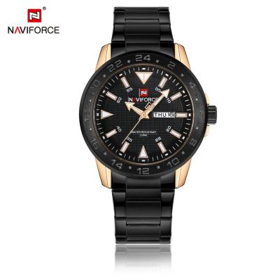 China High Quality Stainless Steel Date NAVIFORCE NF9109 Men Women Japan Automatic Quartz Watch Wristwatch With Calendar for sale