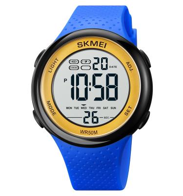 China SKMEI Digital Full Calendar 1856 Watches Dual Time 5ATM Fashion Style Waterproof Luxury Digital Watches For Unisex for sale