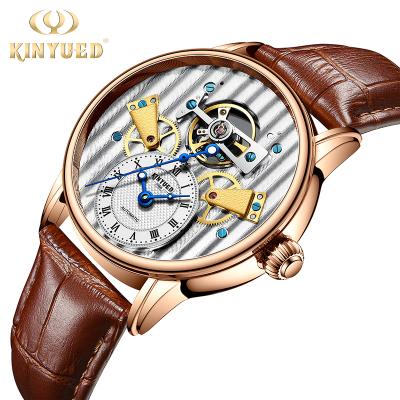 China Chrono - Latest 2021 Kinyued J074 Date Automatic Mechanical Wristwatch Men Watches Automatic Luminous Water Resistant for sale